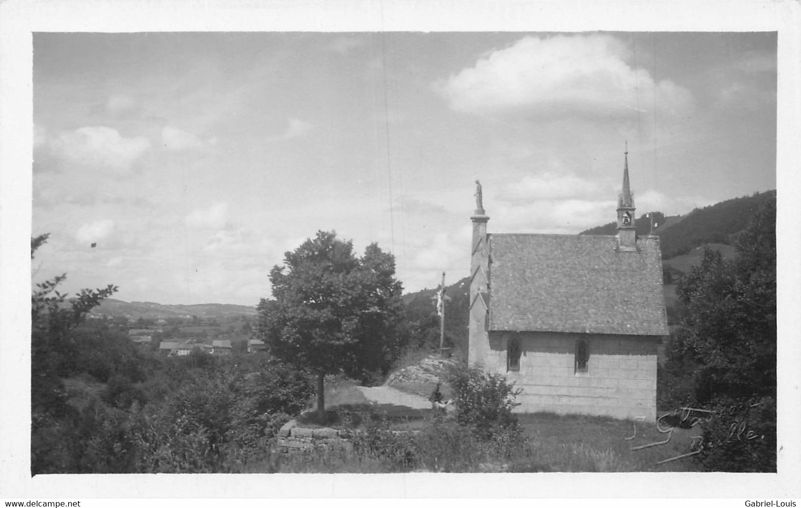 Chatel-St. Denis -  Chapelle Notre Dame Du Scé - Scex - Oeuvre De Saint-Antoine - Photo "signée" Glasson Bulle - Bulle