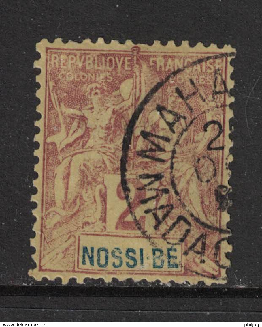 Nossi-Be - Yvert 28 Oblitéré MAHA???  (Madagascar)  - Scott#33 - Used Stamps