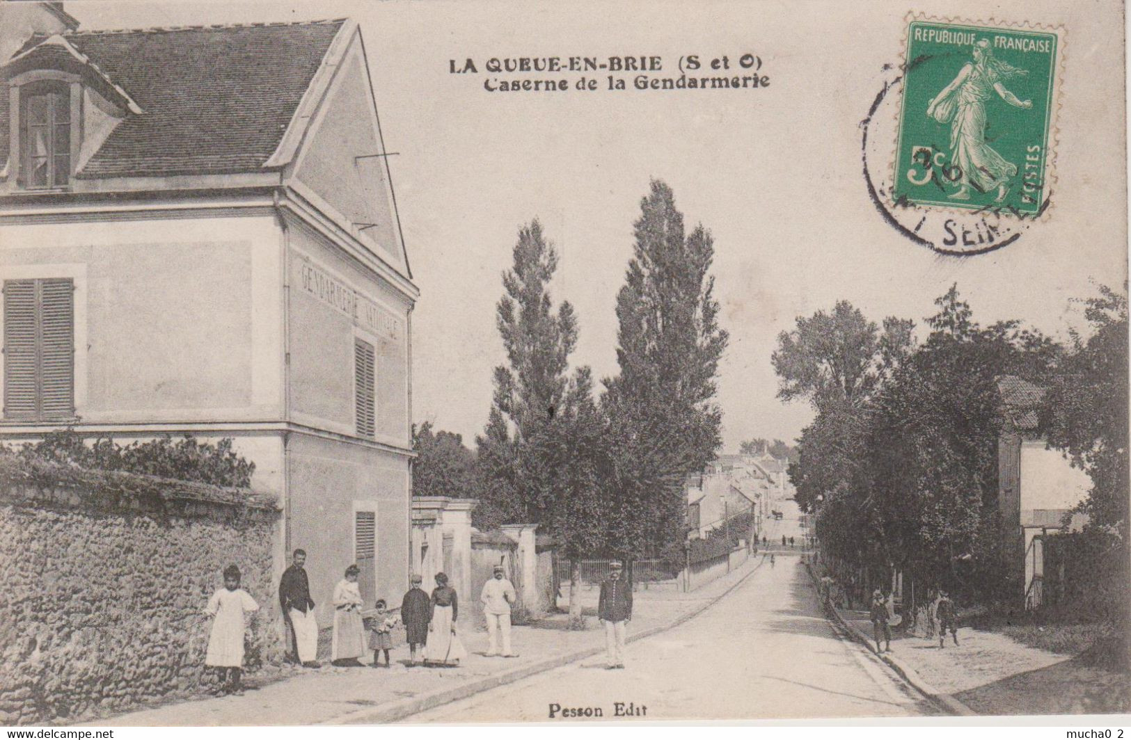 94 - LA QUEUE EN BRIE - CASERNE DE LA GENDARMERIE - La Queue En Brie