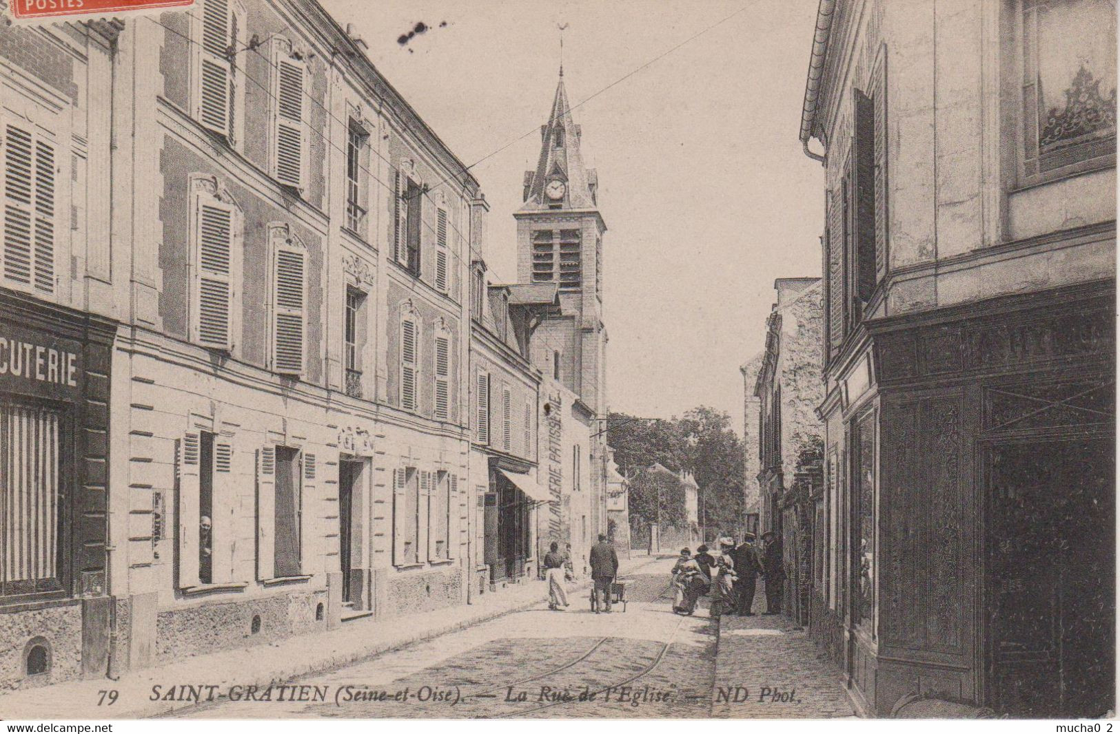 95 - SAINT GRATIEN - LA RUE DE L'EGLISE - Saint Gratien