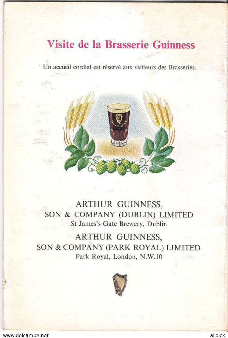 Guinness - Brasserie De Renommée Mondiale . - Andere & Zonder Classificatie