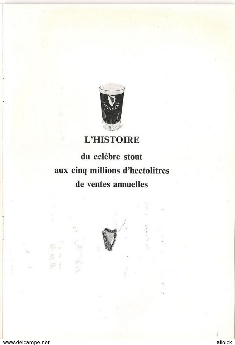 Guinness - Brasserie De Renommée Mondiale . - Andere & Zonder Classificatie