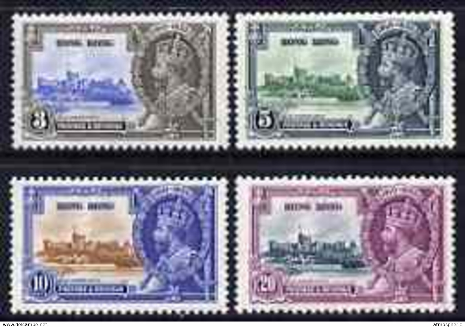 Hong Kong 1935 KG5 Silver Jubilee Set Of 4 Mounted Mint SG 133-36 - Unused Stamps