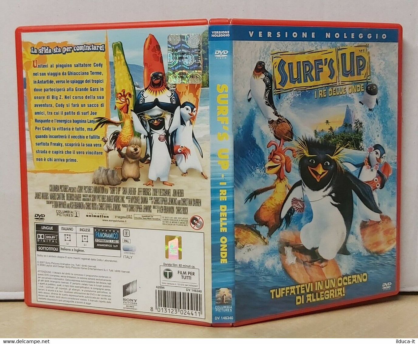 00087 DVD - SURF'S UP I Re Delle Onde - Columbia Picture 2008 - Animation