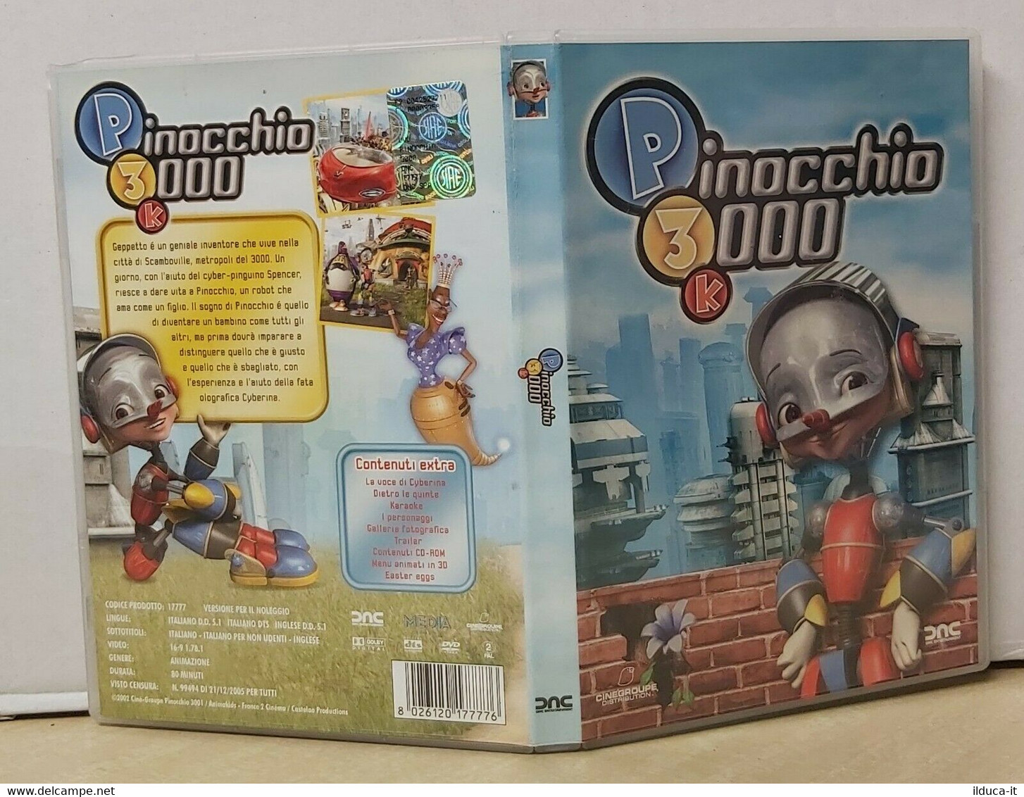 00111 DVD - PINOCCHIO 3000 K - DNC 2002 - Cartoons