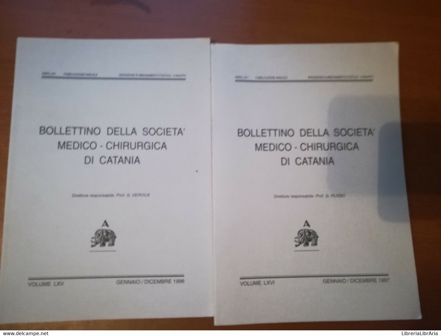 Bollettino Della Società Medico-chirurgica Di Catania - Prof.G.Veroux- 1996  - M - Geneeskunde, Biologie, Chemie