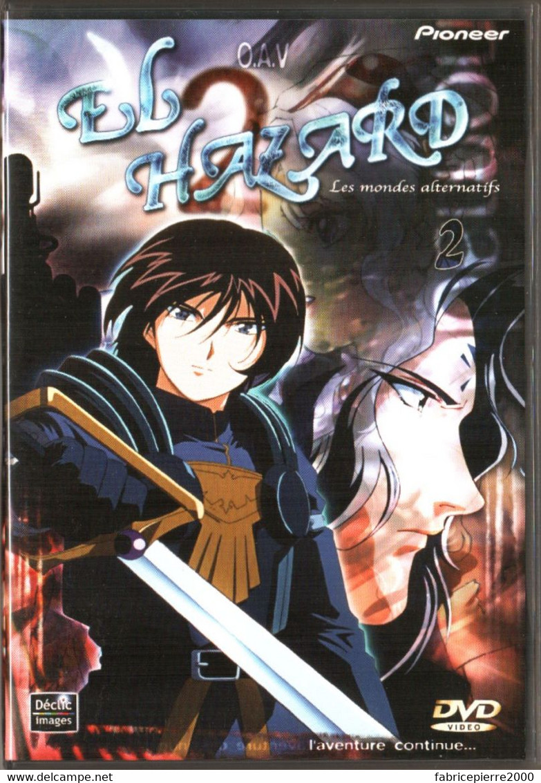 DVD EL HAZARD Les Mondes Alternatifs 2 Excellent état - Manga