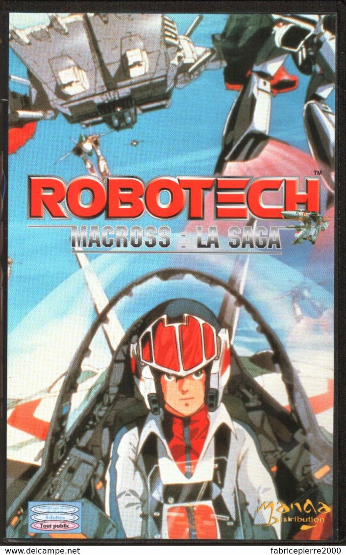 ROBOTECH - MACROSS : LA SAGA 01 Excellent état K7 VHS - Manga