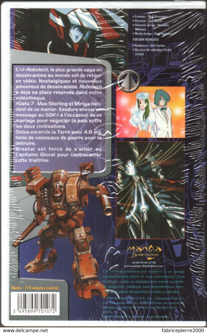 ROBOTECH - MACROSS : LA SAGA 07 Neuf Sous Blister K7 VHS - Mangas & Anime