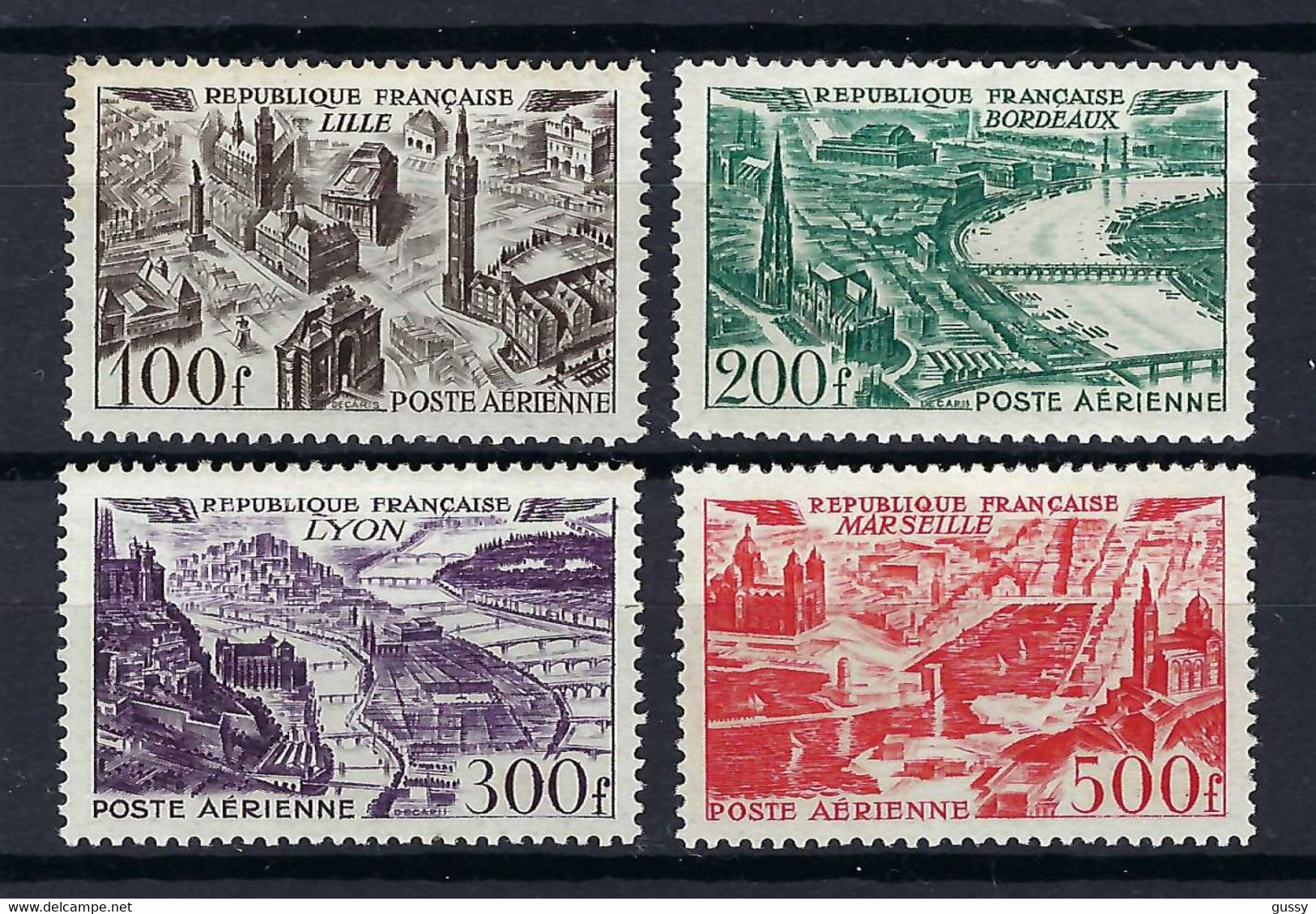 FRANCE Poste Aérienne 1949: Les Y&T 24-27 Neufs**, Forte Cote,   TTB - 1927-1959 Postfris