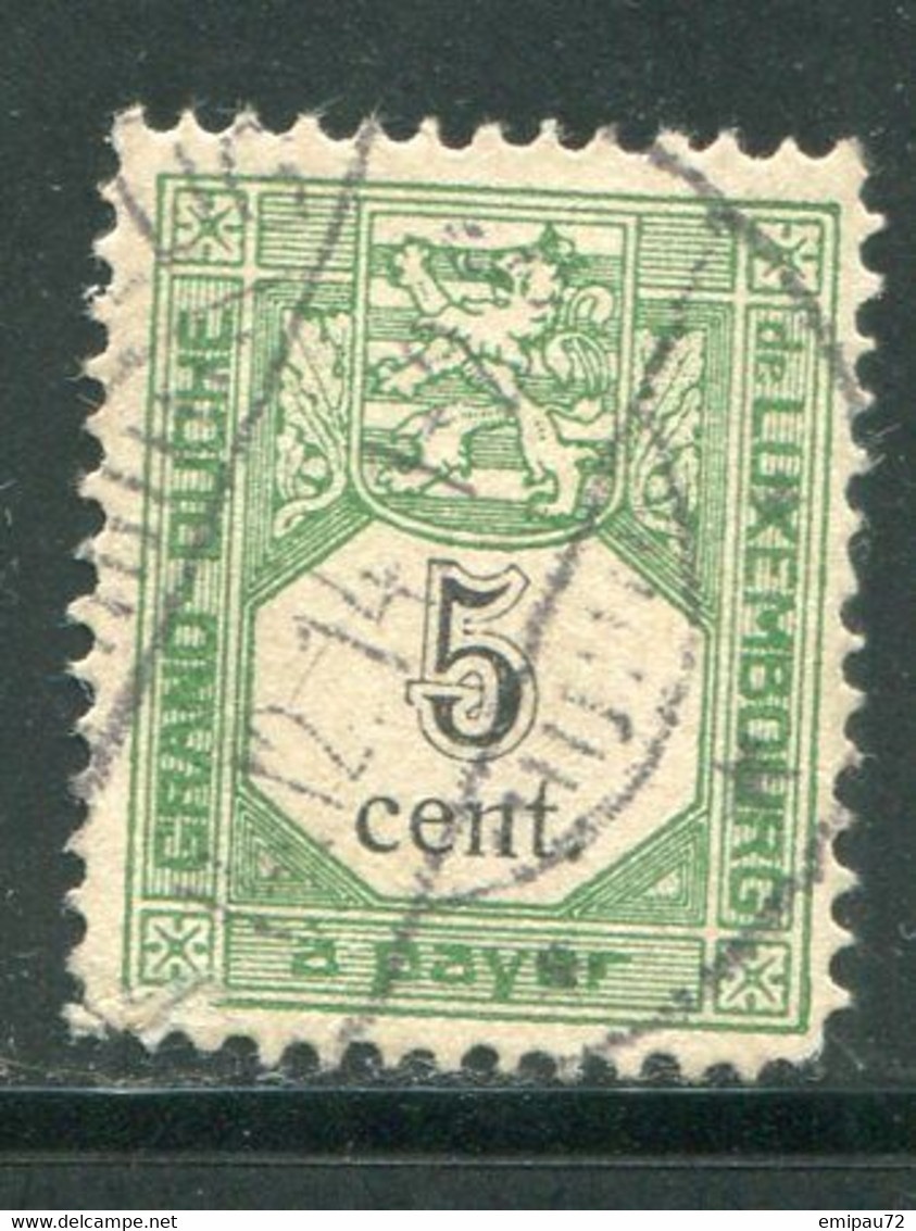 LUXEMBOURG- Taxe Y&T N°1- Oblitéré - Postage Due