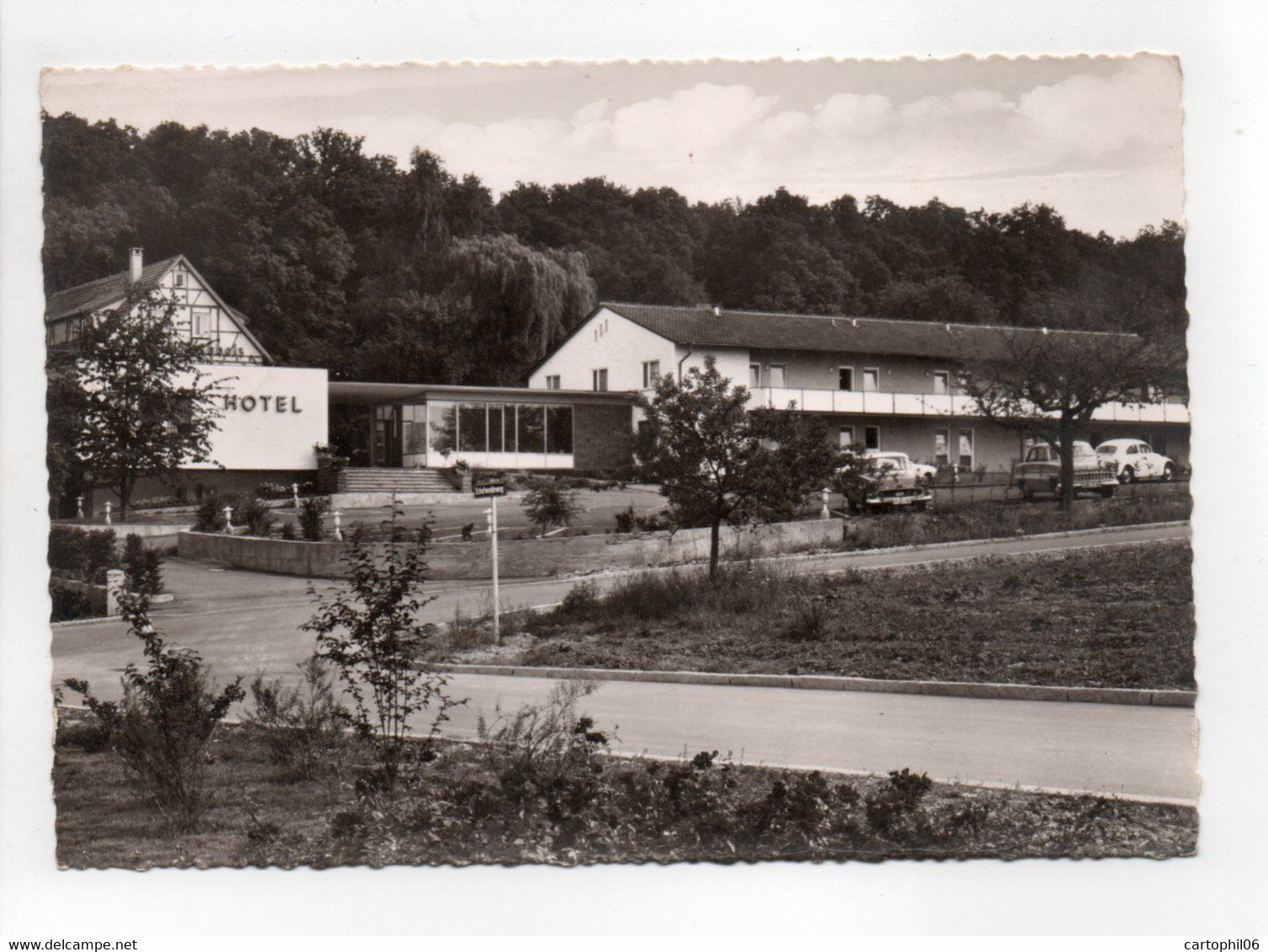 - CPSM SINDELFINGEN (Allemagne) - Hotel - Kurhaus EICHHOLZ 1964 - Verlag Karl Fleisch - - Sindelfingen