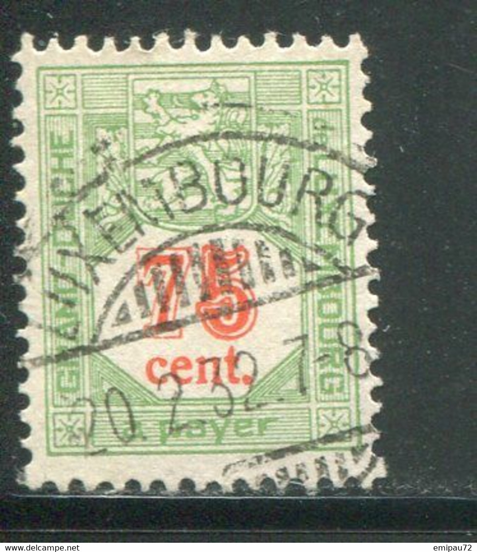 LUXEMBOURG- Taxe Y&T N°20- Oblitéré - Postage Due