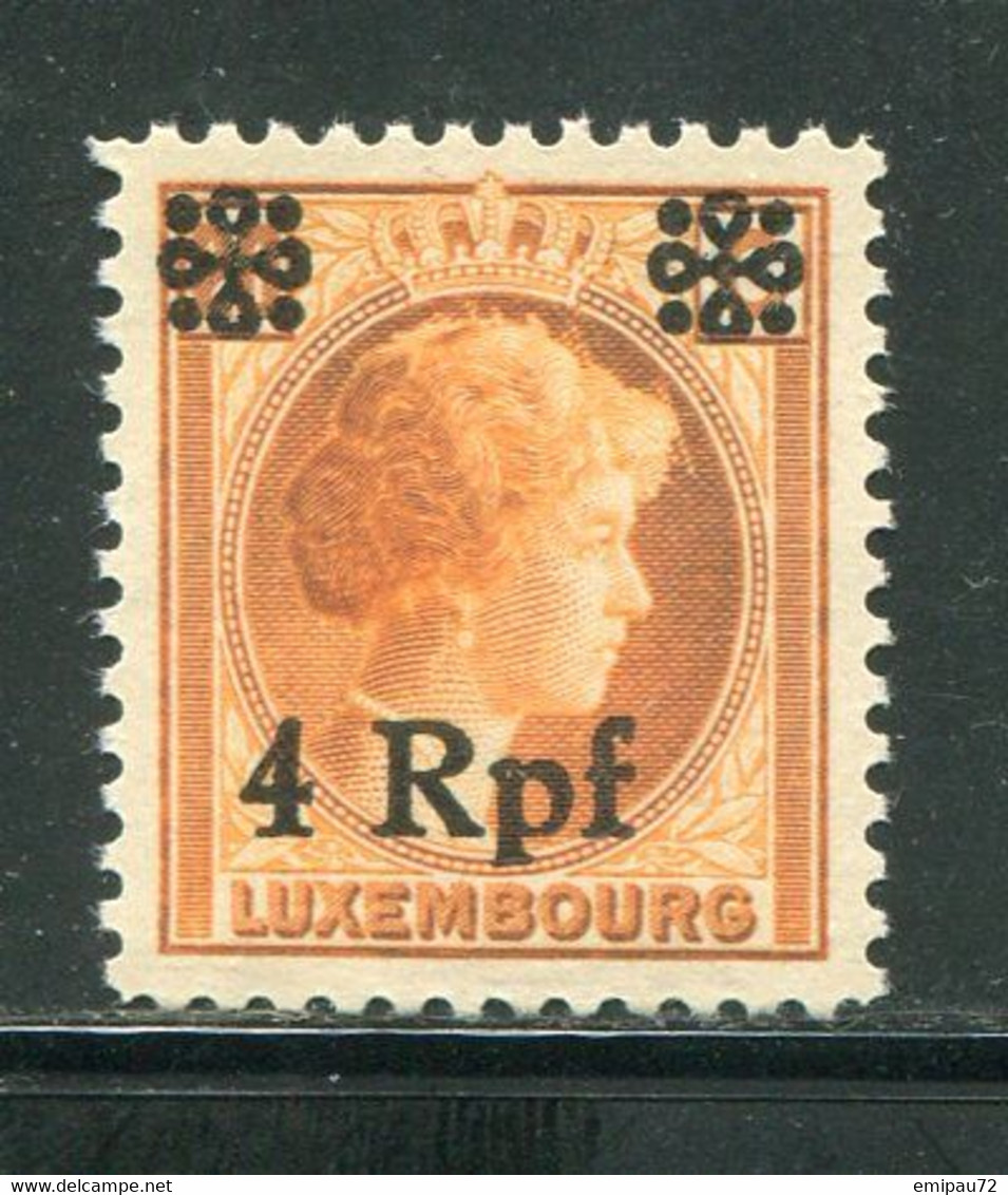 LUXEMBOURG- Occupation Allemande- Y&T N°18- Neuf Avec Charnière * - Ocupación