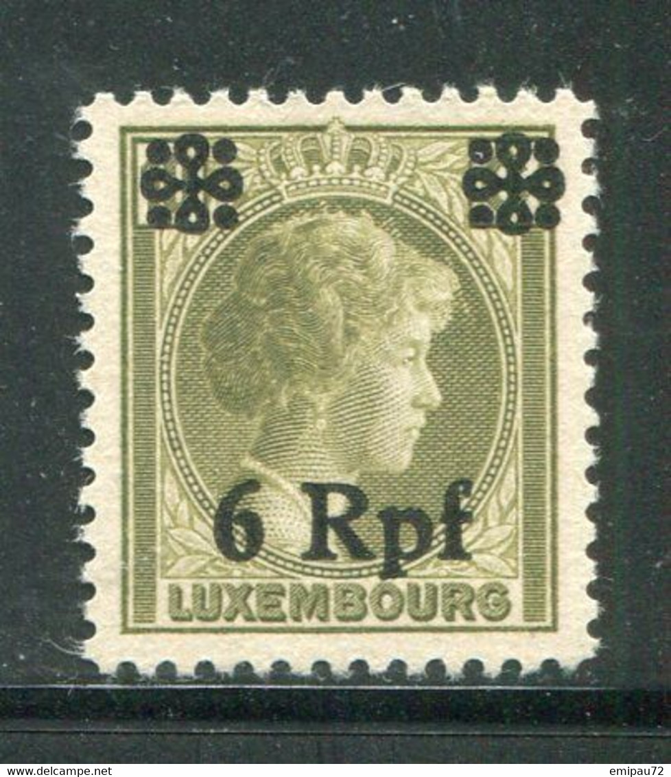 LUXEMBOURG- Occupation Allemande- Y&T N°20- Neuf Sans Charnière ** - Ocupación