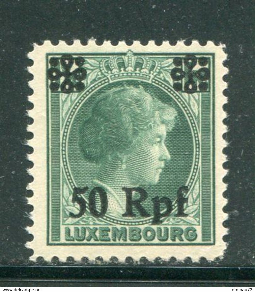 LUXEMBOURG- Occupation Allemande- Y&T N°29- Neuf Avec Charnière * - Ocupación