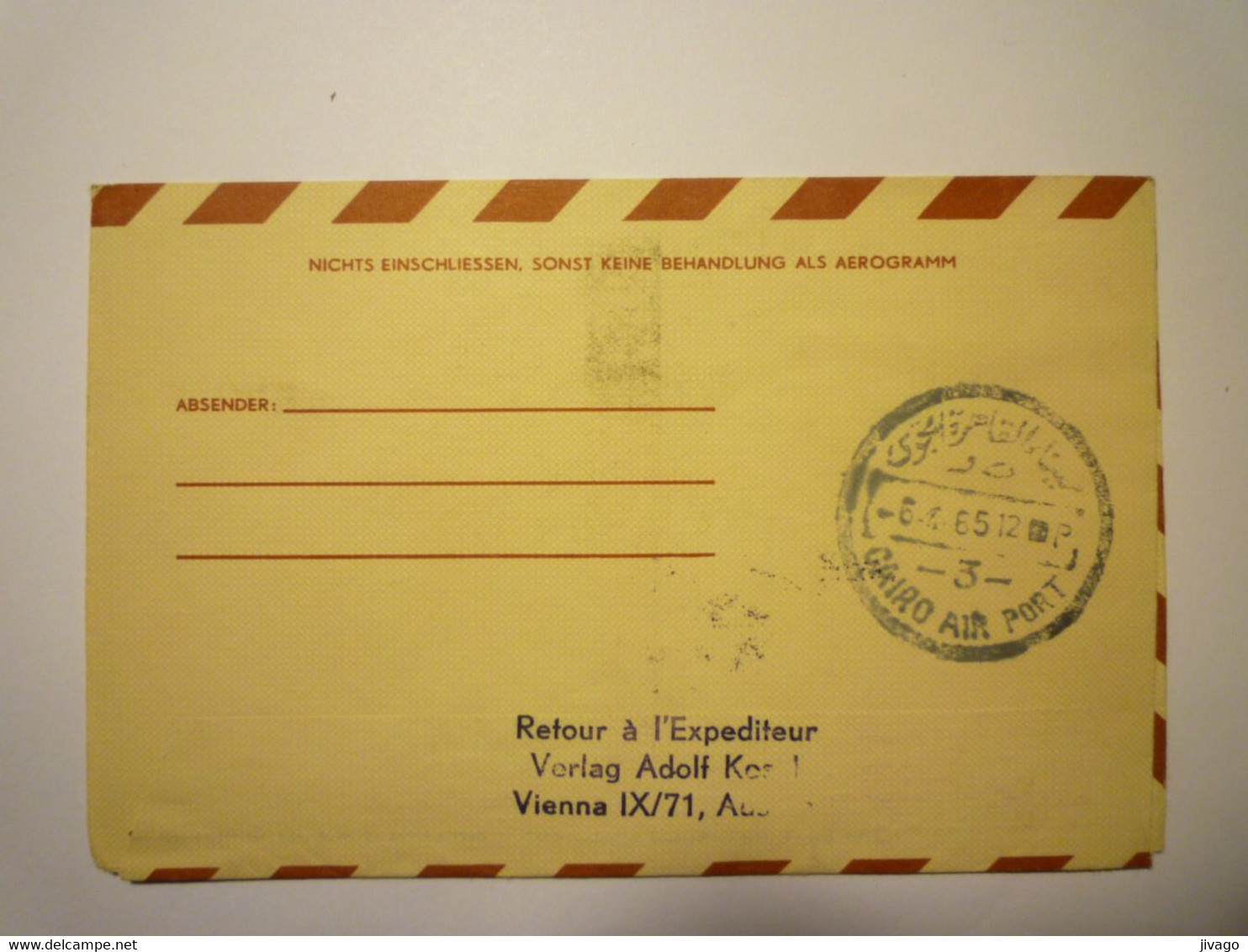 2021 - 3025  LETTRE REC  "ERSTFLUG WIEN-CAIRO-KARACHI-CALCUTTA-SINGAPORE-PERTH-SIDNEY"  1965   XXX - Otros & Sin Clasificación