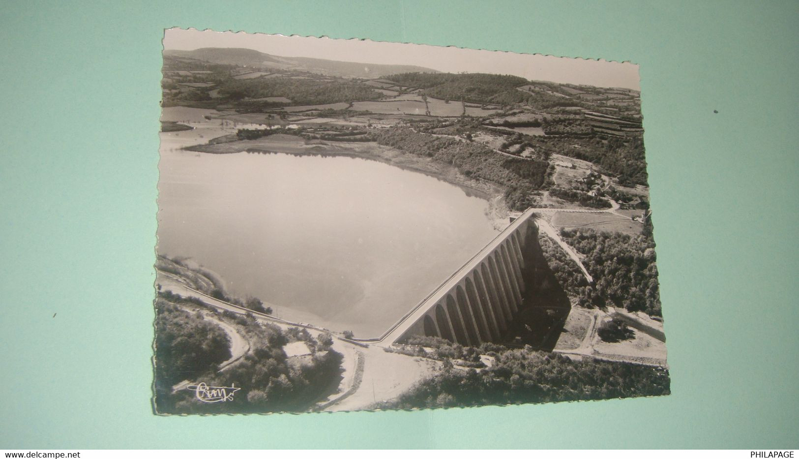 Carte Postale : Nièvre, Vue Aérienne, Le Barrage De Pannecière Près Chaumard - Altri & Non Classificati