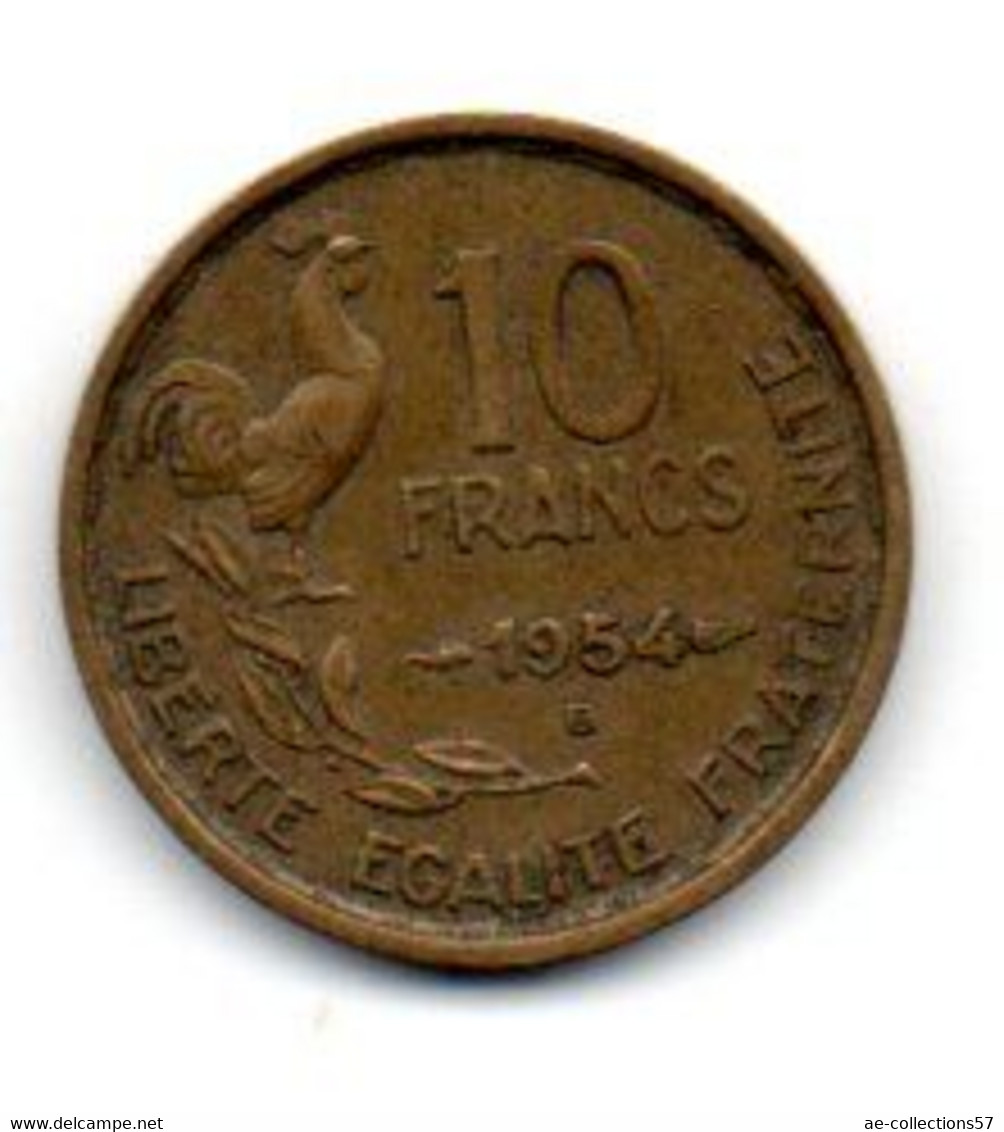 10 Francs 1954 B TTB - Other & Unclassified