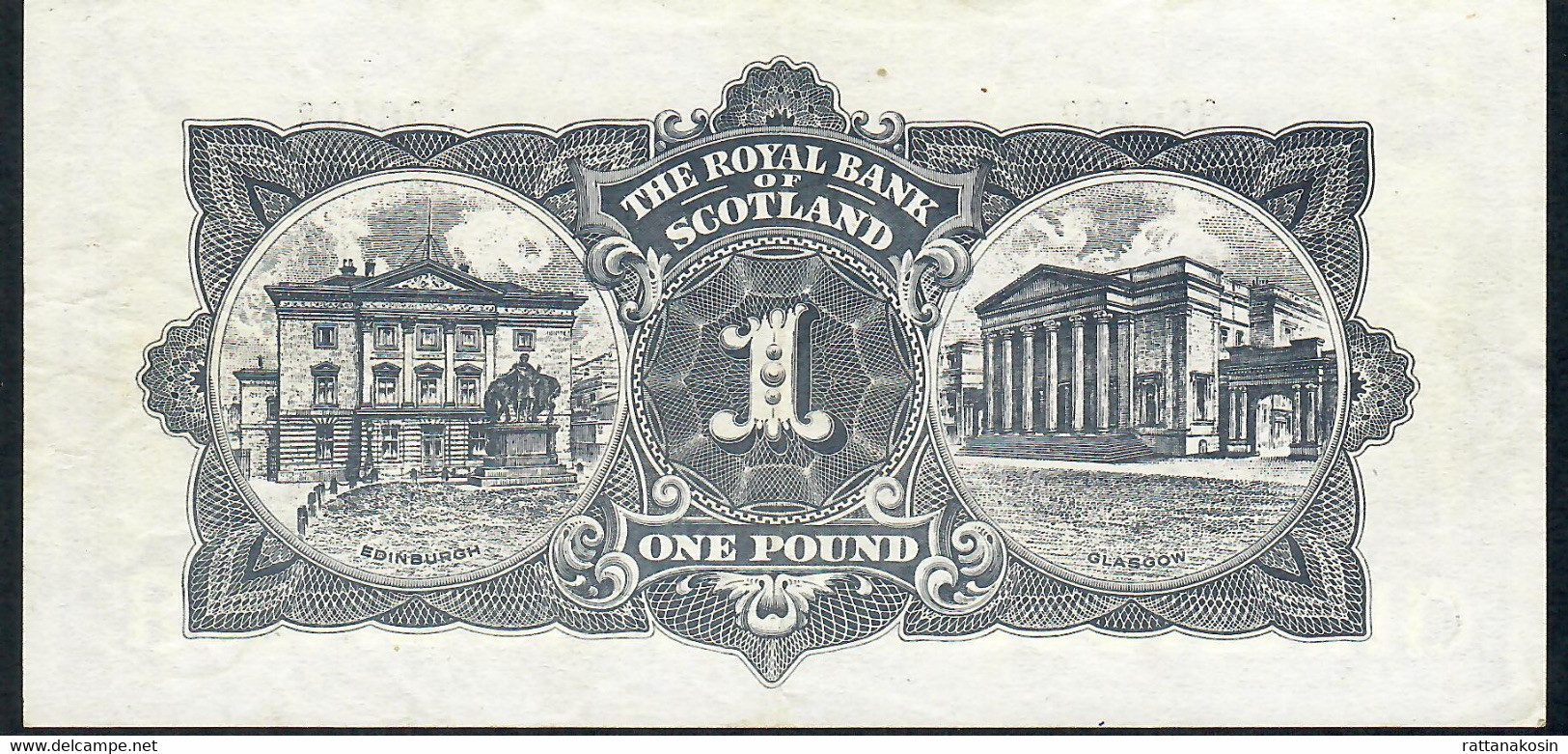 SCOTLAND The Royal Bank Of Scotland P325b 1 POUND 1.6.1966       XF    NO P.h. - 1 Pound