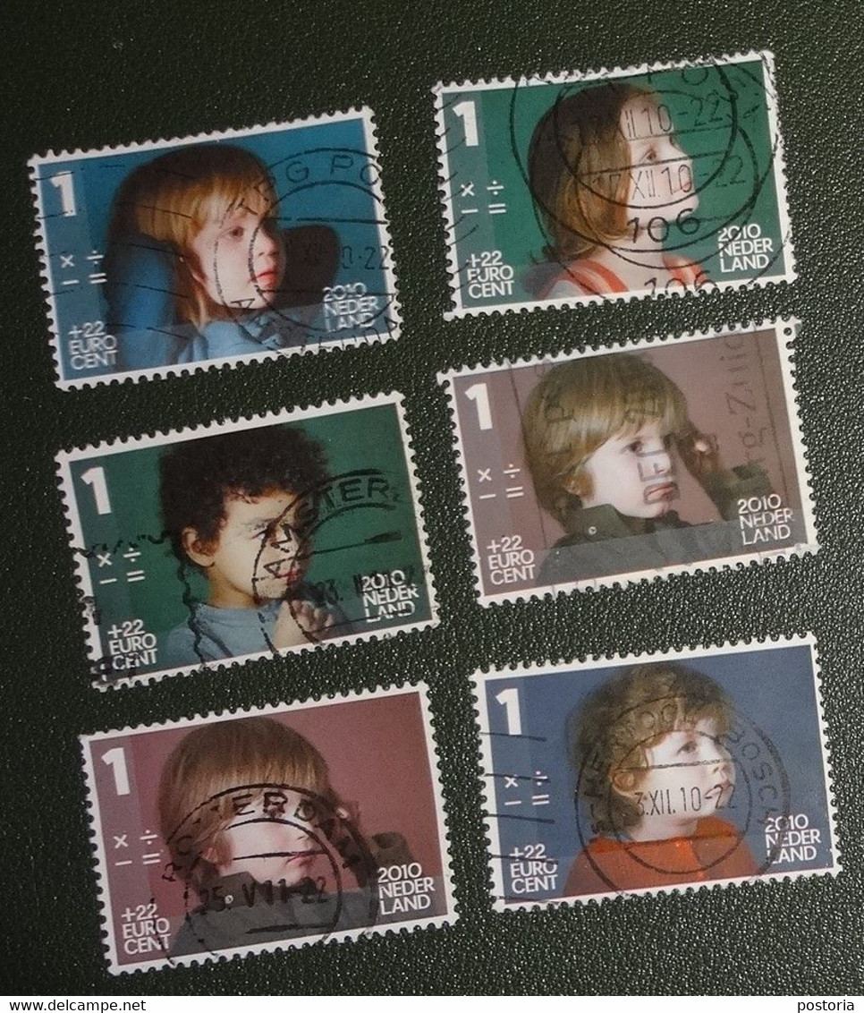 Nederland - NVPH - 2776a T/m F - 2010 - Uit Blok 2776 - Gebruikt - Cancelled - Kinderzegels - Used Stamps