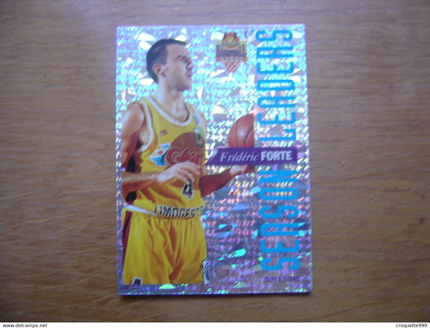 1995 Carte Basketball Panini FREDERIC FORTE Season Leaders FFBB Basket - Other & Unclassified