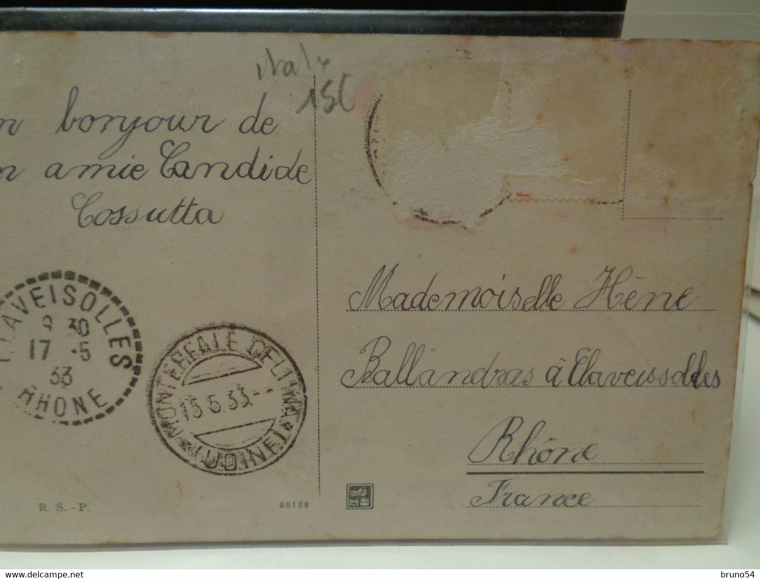 Cartolina Impianto Idroelettrico Cellina I° Salto 1933 Prov Pordenone Scaricatore Medata - Pordenone