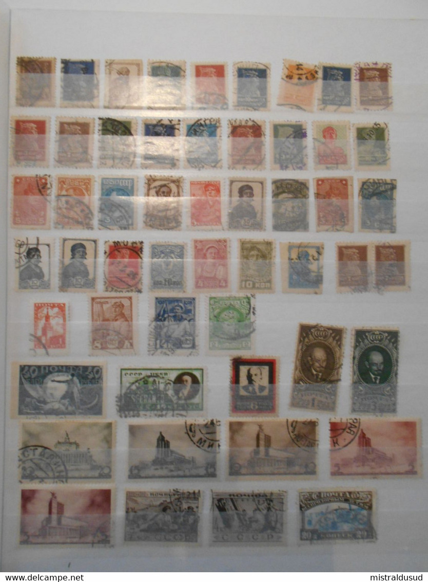 Urss Collection , 50 Timbres Obliteres Anciens - Colecciones