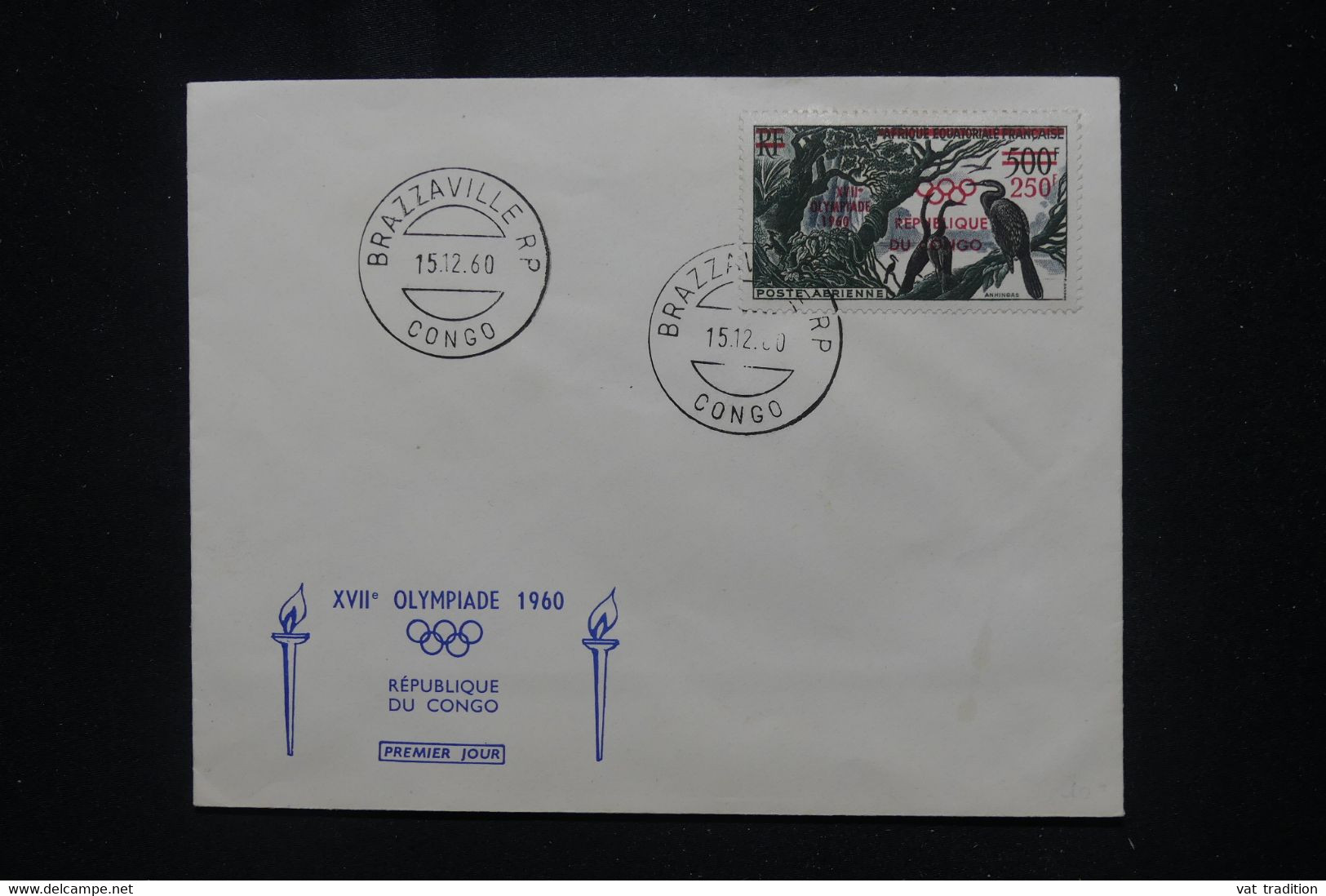 CONGO - Enveloppe FDC En  1960 - Jeux Olympiques - L 106554 - FDC