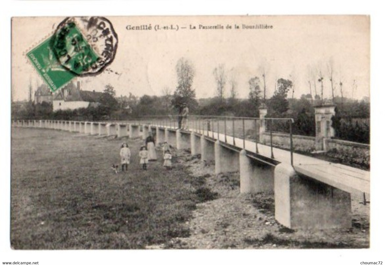 (37) 1274, Genillé, La Passerelle De La Bourdilliere - Genillé