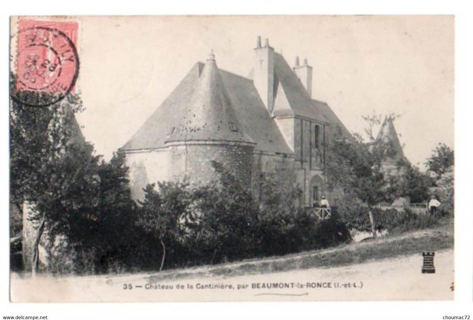 (37) 1246, Beaumont La Ronce, Château De La Cantiniere, état - Beaumont-la-Ronce