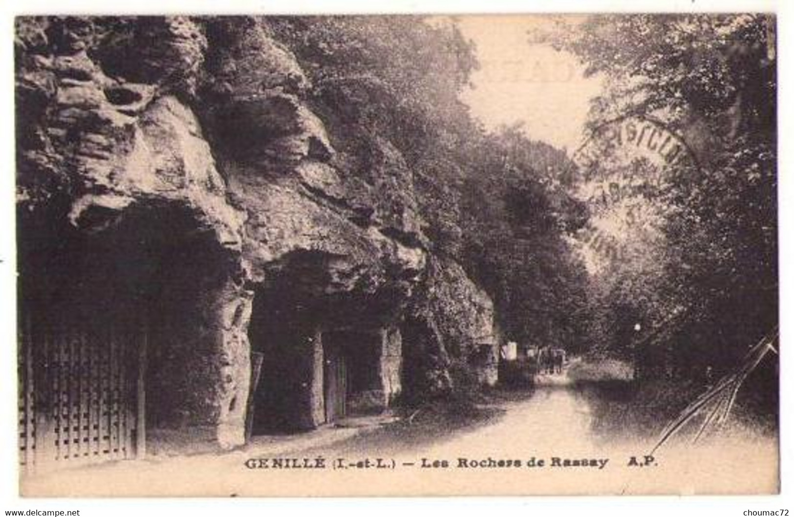 (37) 1206, Genillé, Dupré, Les Rochers De Rassay - Genillé