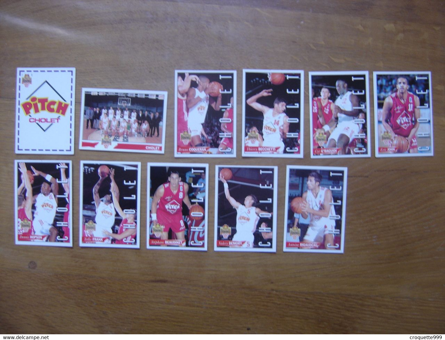 1995 Carte Basketball Panini EQUIPE PITCH CHOLET Basket FFBB - Andere & Zonder Classificatie