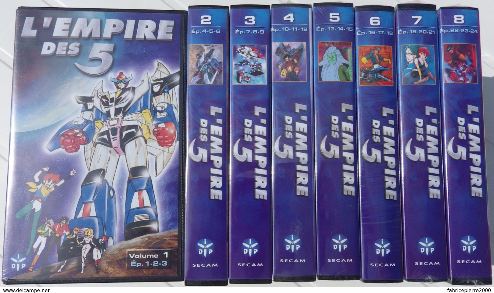 L'Empire Des 5 (cinq) - Série Complète Des 8 K7 VHS Etat Neuf - Thorn-Rock, Le Trésor Des Ascadis, Les Logors - Mangas & Anime
