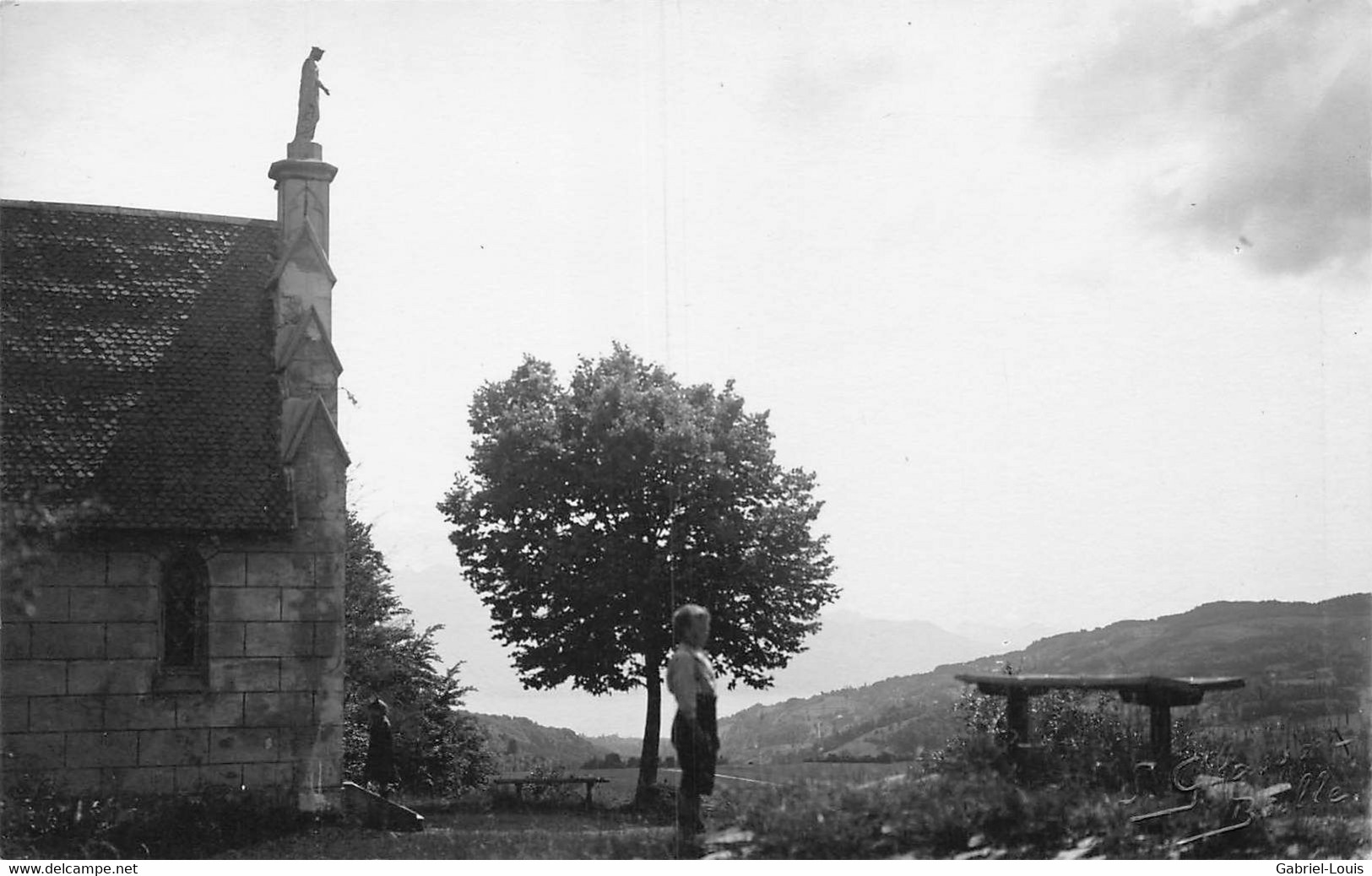 Chatel-St. Denis -  Chapelle Notre Dame Du Scé - Scex - Oeuvre De Saint-Antoine - Photo "signée" Glasson Bulle - Enfant - Bulle