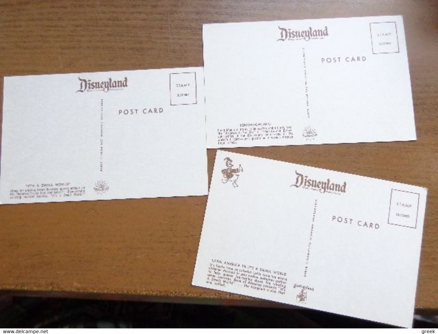 Pretpark / 8 Cards Of Disneyland, Paris -> Unwritten - Disneyland