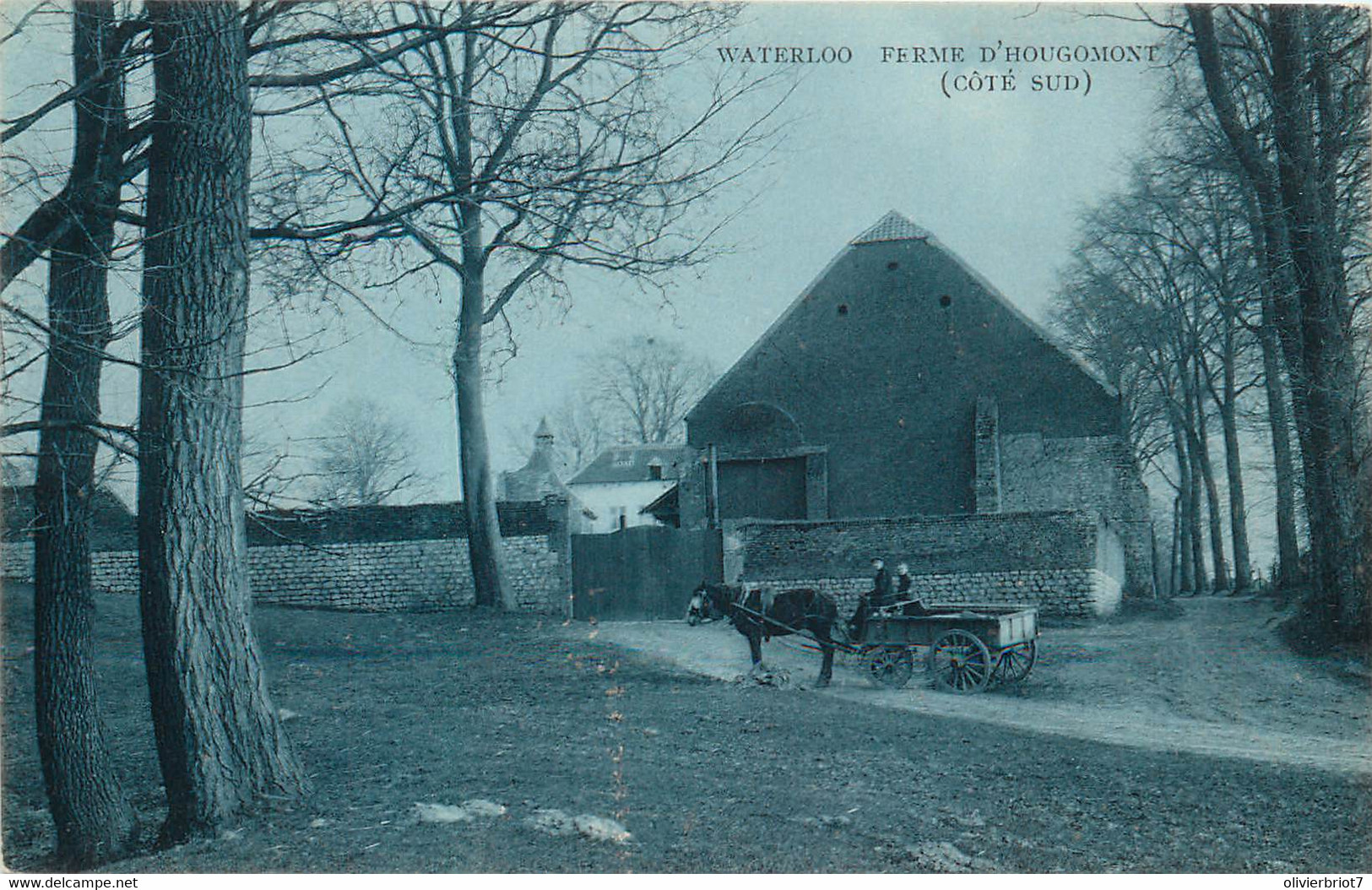 Belgique -  Waterloo - Ferme D' Hougomont ( Côté Sud ) - Attelage - Waterloo