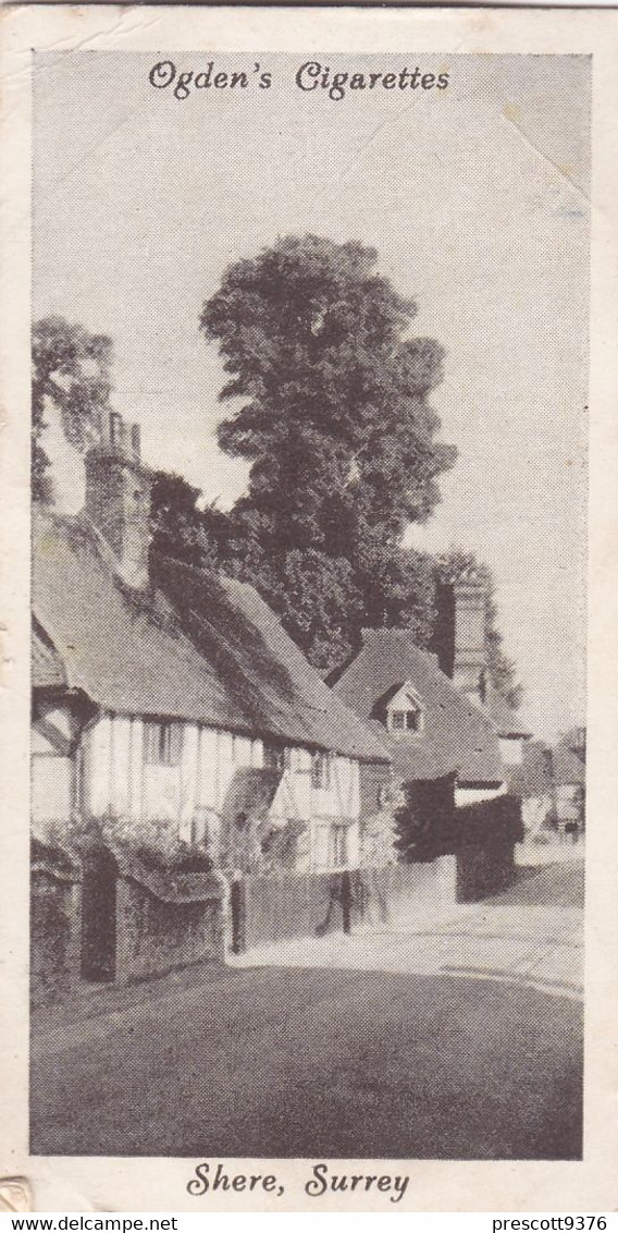 38 Shere Surrey - Picturesque Villages 1936 - Ogdens  Cigarette Card - Original - Photographic - Ogden's