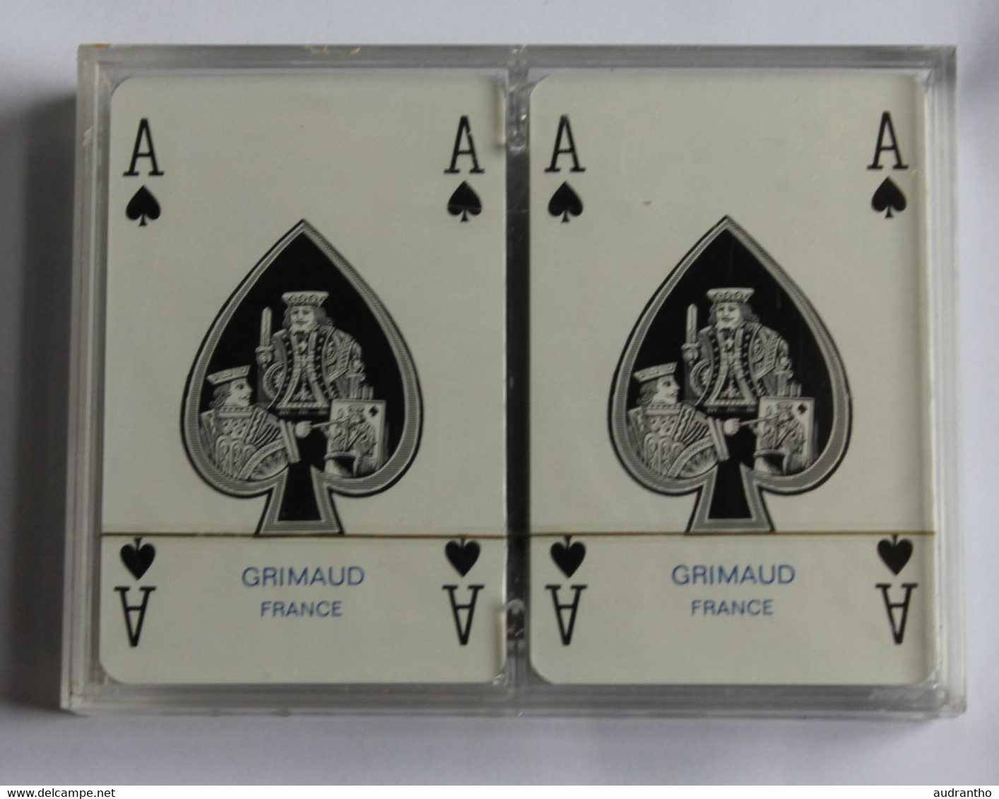 Coffret Avec 2 Jeux De 54 Cartes Neufs Grimaud France SEDIS Fabricant Chaines Pour Industrie Couple Avec Bicyclette - 54 Carte