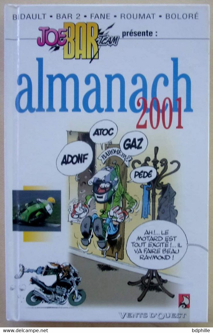 Almanach Joe Bar Team 2001 état Neuf - Joe Bar Team