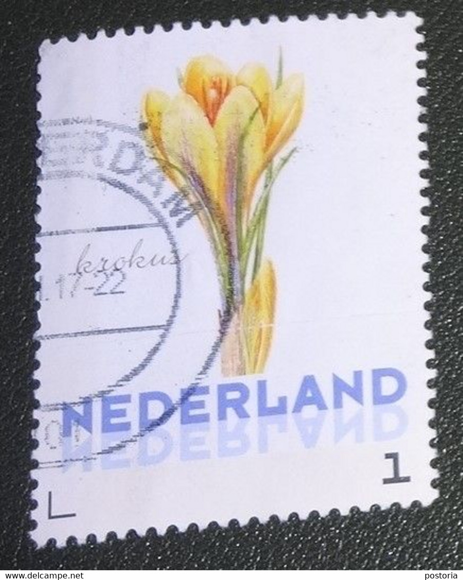 Nederland - NVPH - 3012 - 2014 - Persoonlijke Gebruikt - Cancelled - Brinkman - Krokus - Timbres Personnalisés
