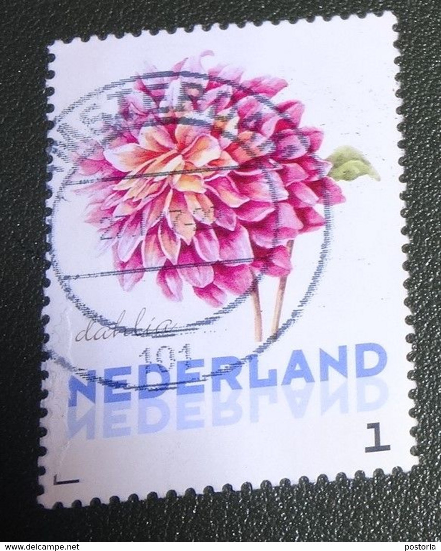 Nederland - NVPH - 3012 - 2014 - Persoonlijke Gebruikt - Cancelled - Brinkman - Dahlia - Timbres Personnalisés