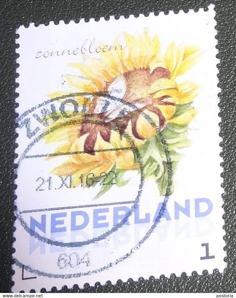 Nederland - NVPH - 3012 - 2014 - Persoonlijke Gebruikt - Cancelled - Brinkman - Zonnebloem - Sellos Privados