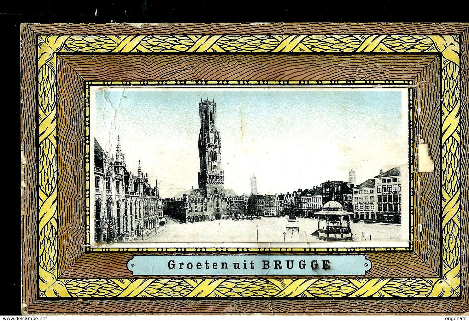 CP ( Vues De Brugge , Carte Accordéon) Obl. BRUGGE 1937 - Correo Rural