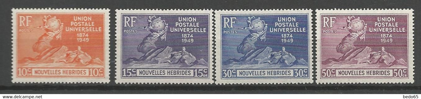 NOUVELLES-HEBRIDES   N° 136 à 139 NEUF**  SANS CHARNIERE   / MNH - Unused Stamps