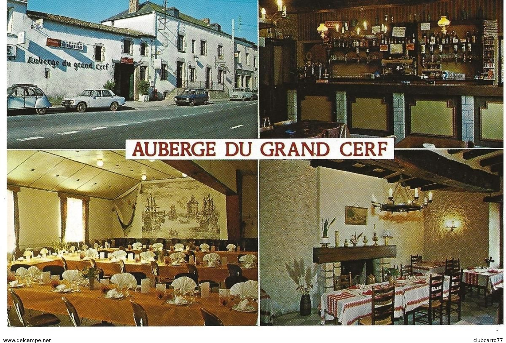 Aigrefeuille-sur-Maine (44) : 4 Vues De L'Auberge Du Grand Cerf En 1987 GF. - Aigrefeuille-sur-Maine