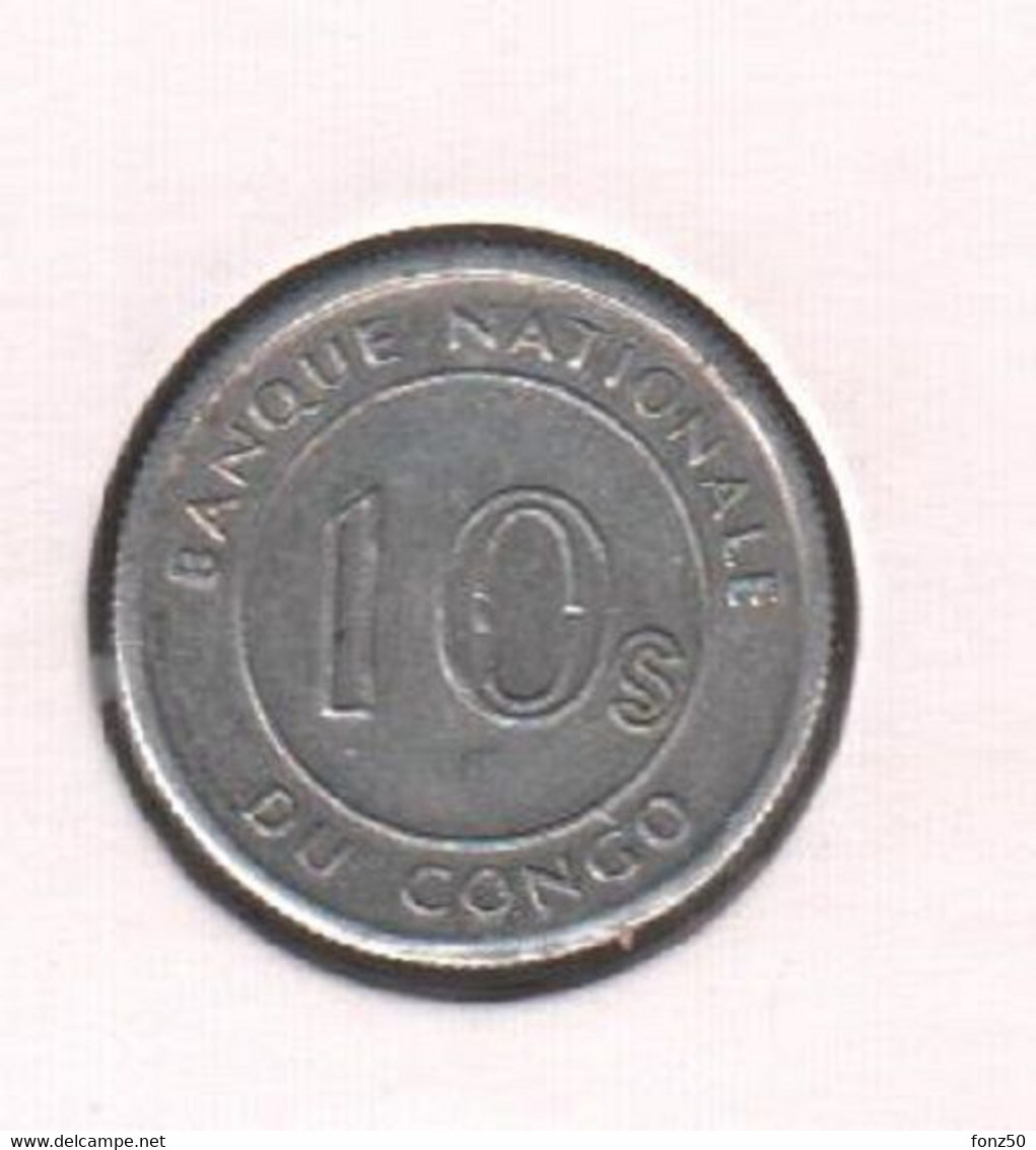 CONGO - MOBUTU * 10 Sengi 1967 * Nr 7512 - Congo (Democratic Republic 1964-70)