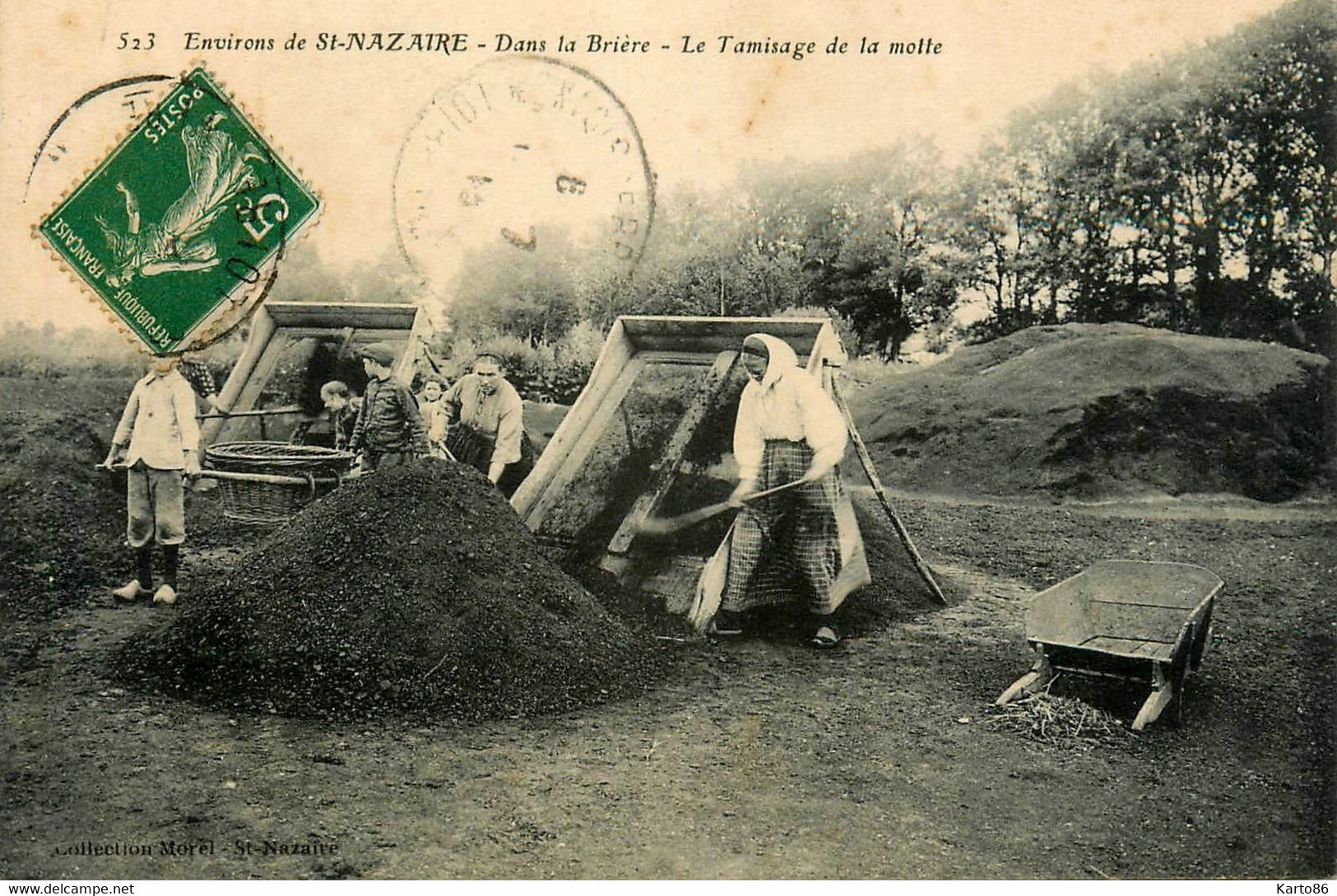 Dans La Brière ( St Joachim St Lyphard ) * Le Tamisage De La Motte * Environs De St Nazaire - Saint-Joachim