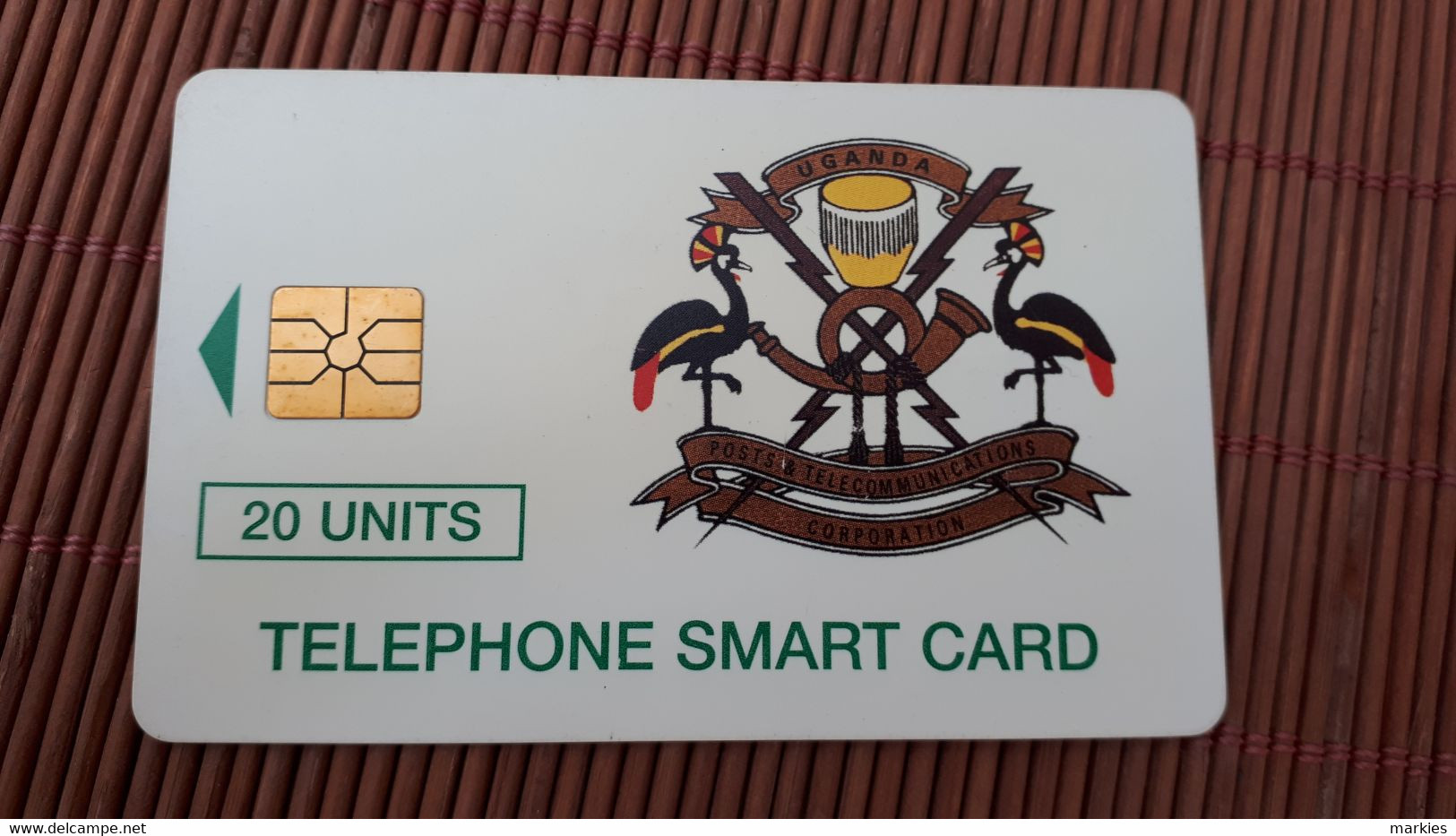 Uganda Phonecard20 Units  Used Rare - Ouganda