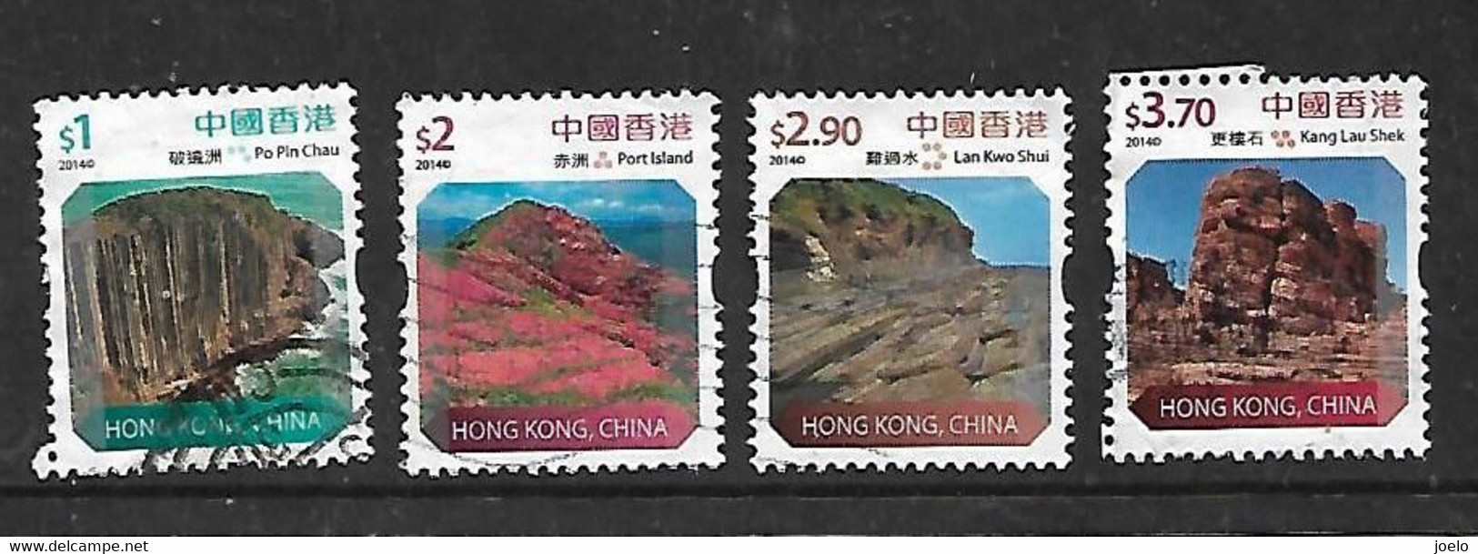 HONG KONG 2014 LANDSCAPES SELECTION TO $3.70 - Used Stamps